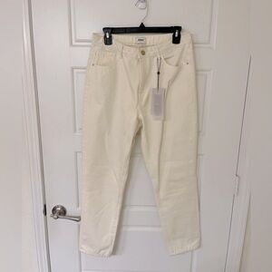 NWT white denim jeans